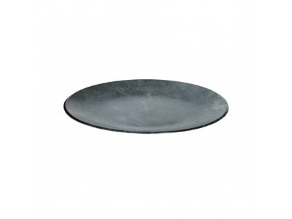 Dekorační talír, šedý, 20 cm