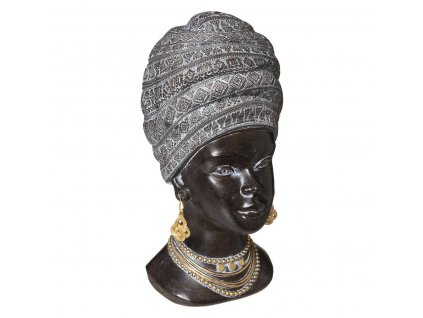 Dekorativní figurka AFRICAN WOMAN, 28 cm