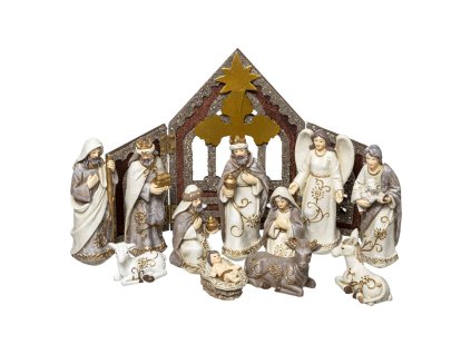 Vánoční betlém, 11 postav, Figurky 11 cm