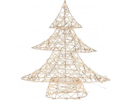 Vánoční dekorace ve tvaru stromčku LED, 40 cm