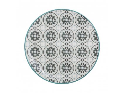 Dezertní talíř La Dolce Vita O22,5 cm, s květinovým motivem