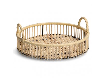 Dekorační tác RATTAN, O 32 cm, ZELLER