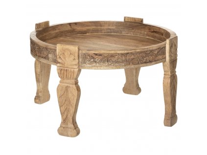 Odkládací stolek, dřevěný, ? 74 cm