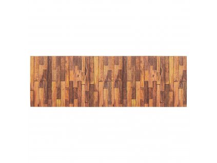 Protiskluzová předložka LAMBRIS, dřevěný motv, 65 x 200 cm, WENKO