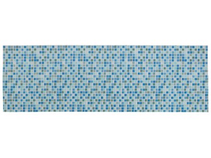 Protiskluzová předložka s mozaikovým vzorem, 65 x 200 cm, modrá, Wenko