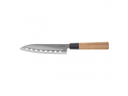 Nůž typu Santoku s bambusovou rukojetí