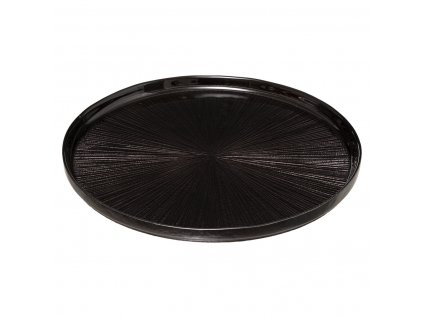 Dekorační talíř ASTRA, O 28 cm, černý