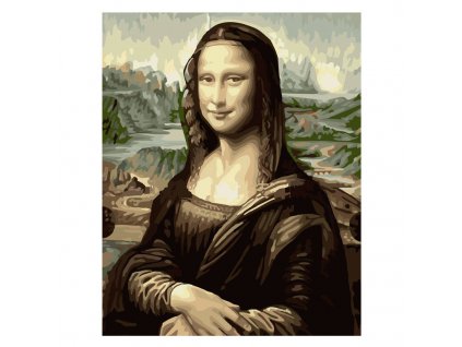 Malování podle čísel Mona Lisa, 50 x 40