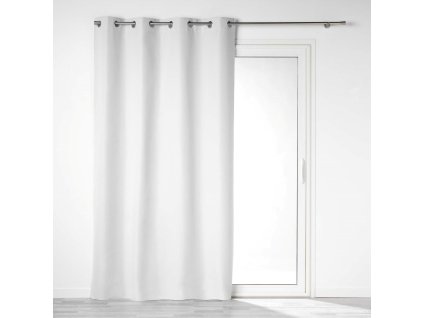 Závěs do obývacího pokoje OBSCURE, BLACKOUT, 140 x 260 cm, bílý