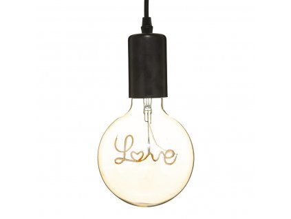 Designová žárovka LOVE, LED, G125