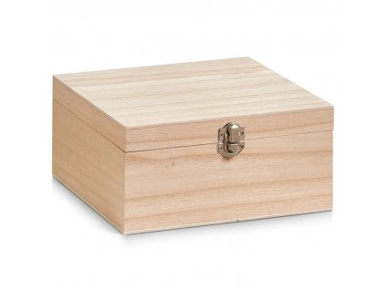 Dřevěná krabička, 20x20x9,5cm, 4 l, ZELLER