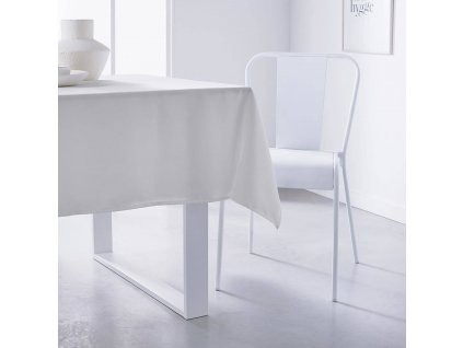 Obdélníkový ubrus MINIMAL, polyester, bílý, 150 x 250 cm