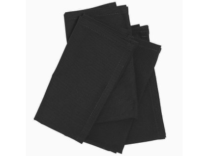 Látkové ubrousky UNI, bavlněné, hnědá barva, 4 kusy, 40 x 40 cm