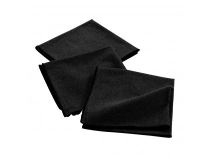 Bavlněné ubrousky MISTRALINE, 40 x 40 cm, 3 kusy, černé