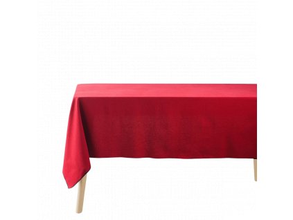 Bavlněný ubrus MISTRALINE, obdélníkový, červený, 140 x 240 cm