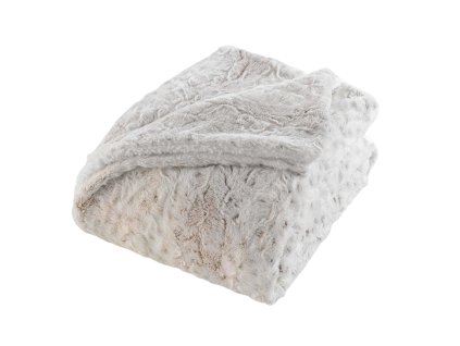 Přehoz na postel ALASKA, bílý, 180 x 220 cm