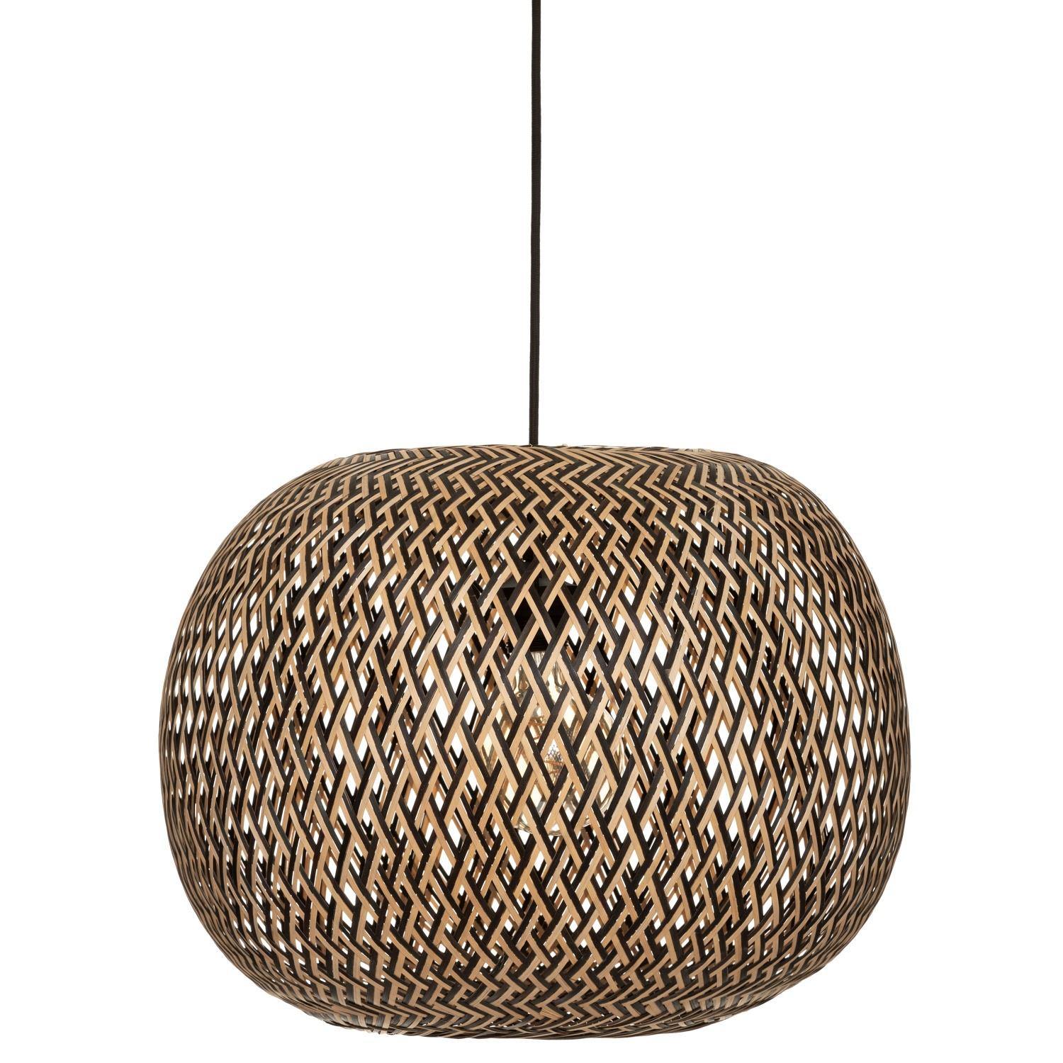 Atmosphera Boho svítidlo SINAI, Ø 45 cm hnědý