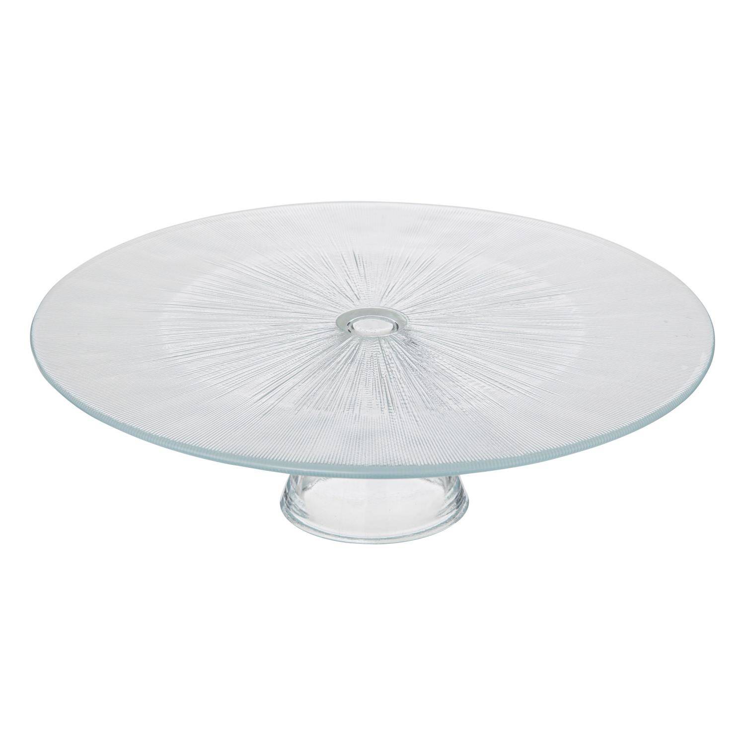 Secret de Gourmet Podnos na cukroví Elise, skleněný, ? 28 cm transparentní