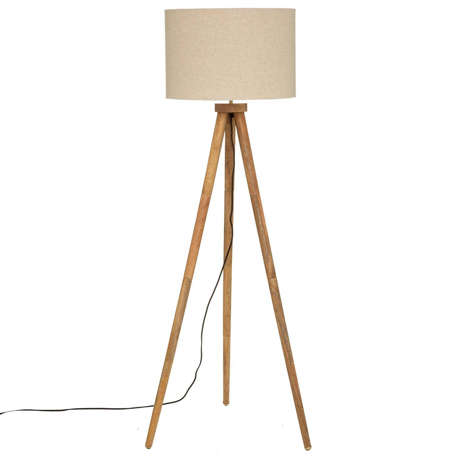 Atmosphera Lampa Olga, 3 nohy, výška 150 cm béžová