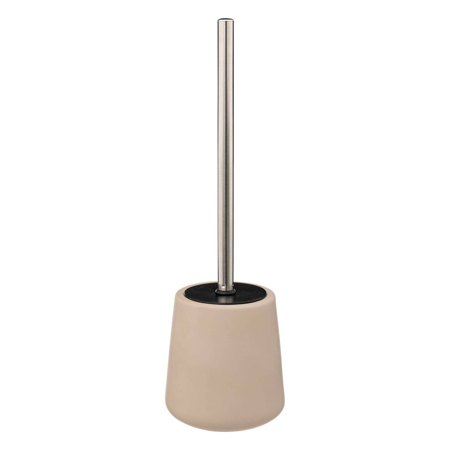 5five Simply Smart Toaletní kartáč s keramickou nádobou Cocon, Ø 12 cm, béžový béžová