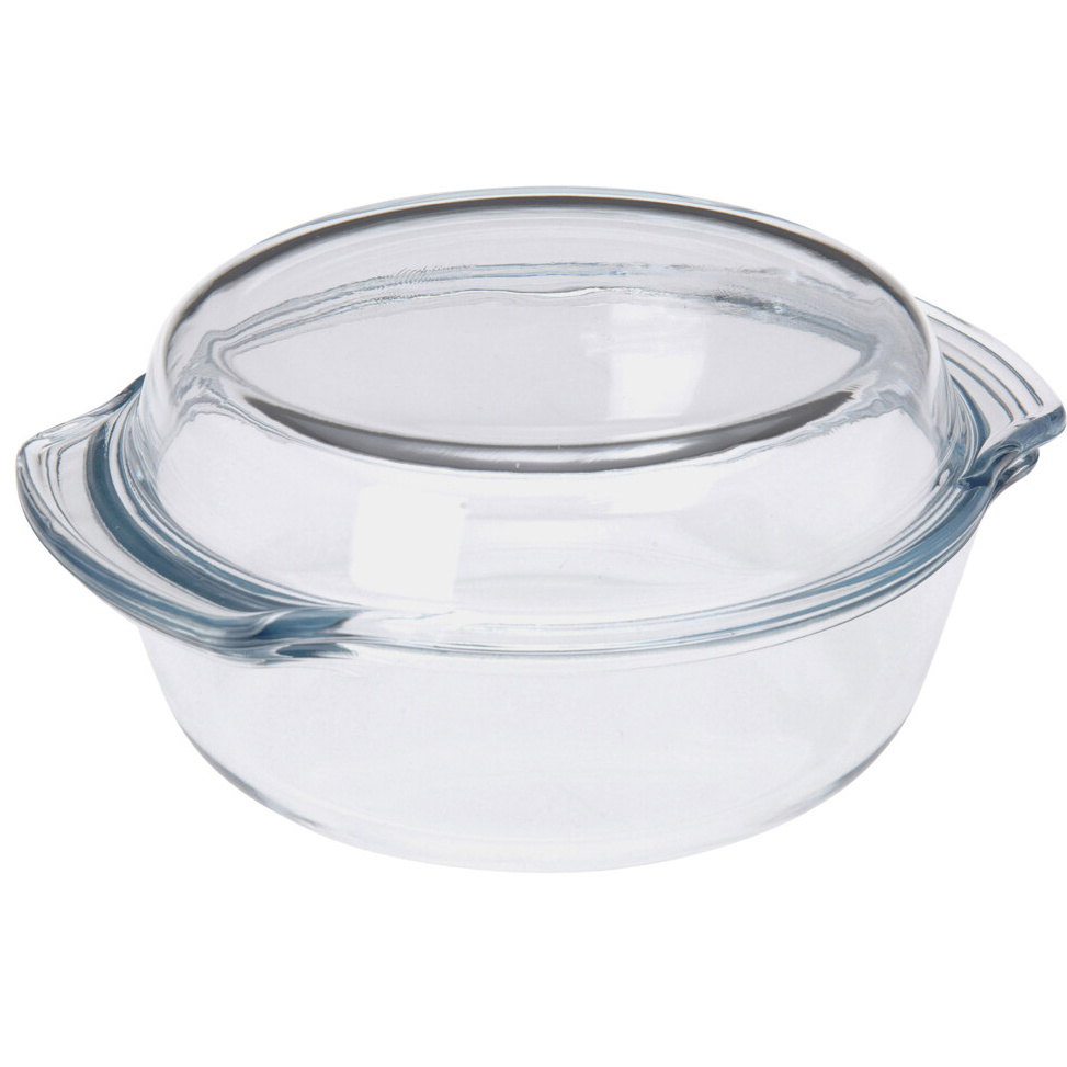 Termolex Žáruvzdorná nádoba s víkem, 1,7 l transparentní