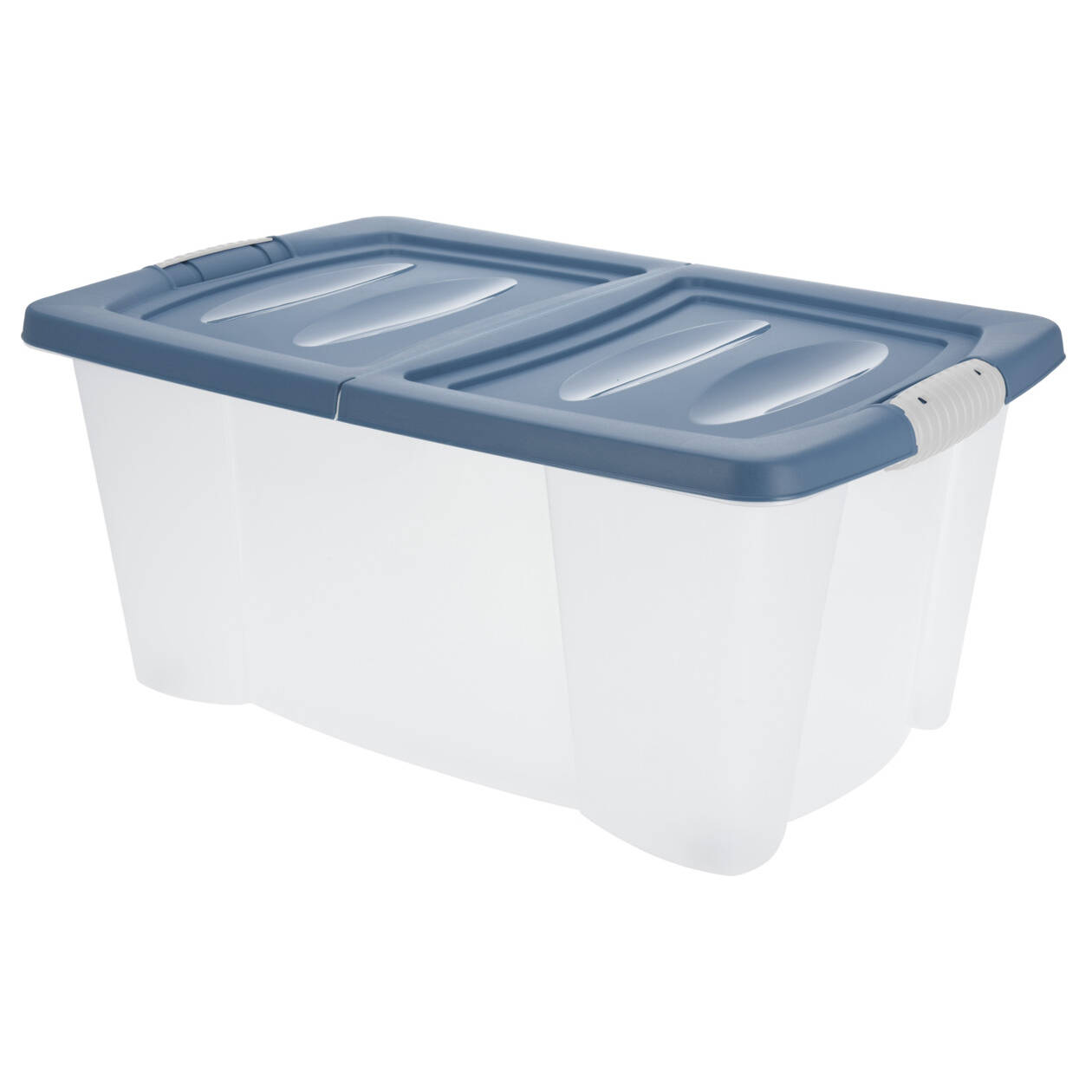 Storagesolutions Box na kolečkách, uzamykatelný, 45 l, modrý modrá