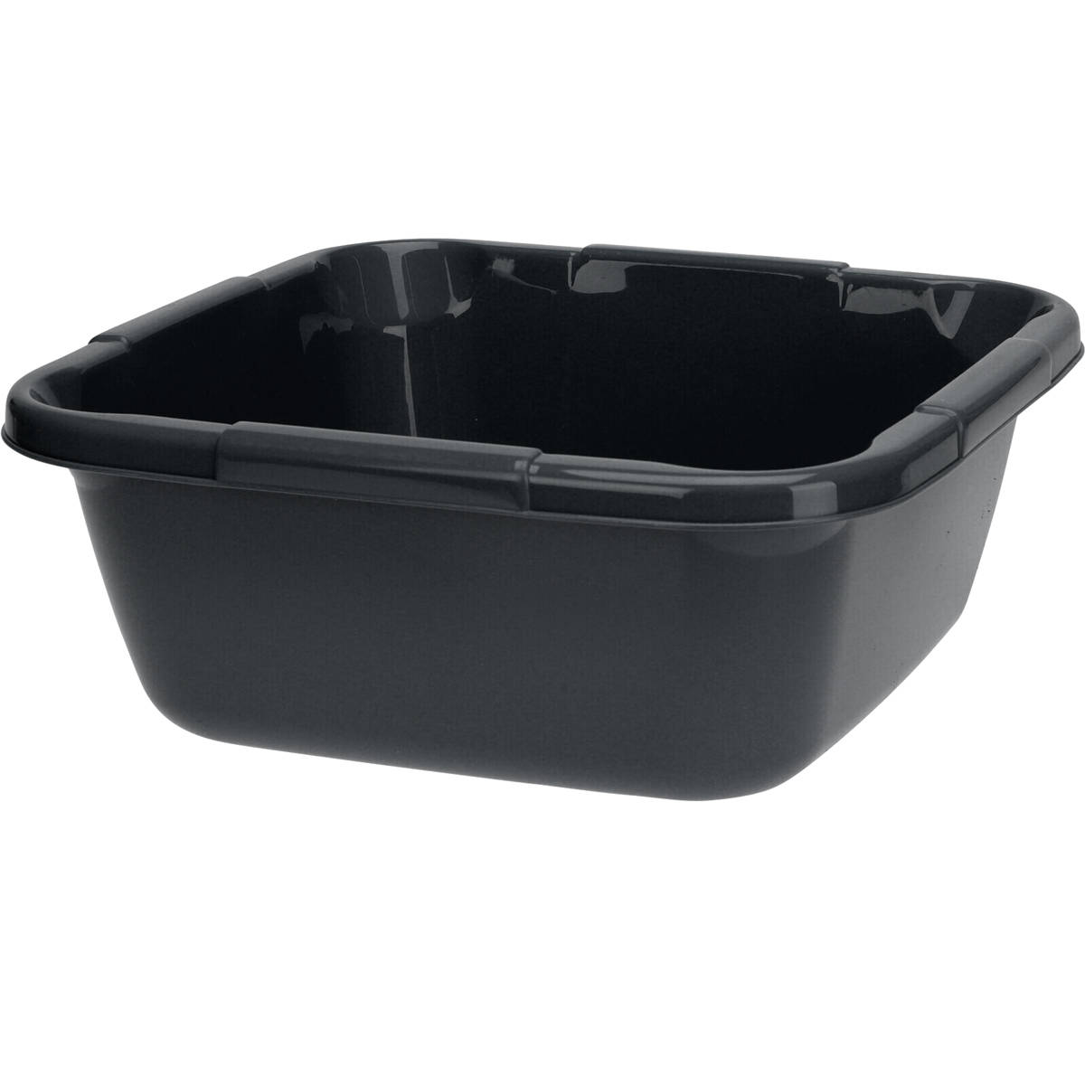Ultra Clean Čtvercová plastová mísa 40 x 40 cm, 14 l černá