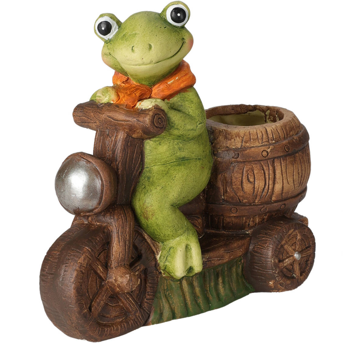 ProGarden Keramický květináč ve tvaru žáby, 15 cm vícebarevná