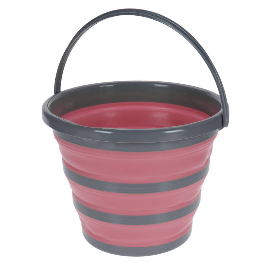 Ultra Clean Skládací vědro, 10 l, červené červená