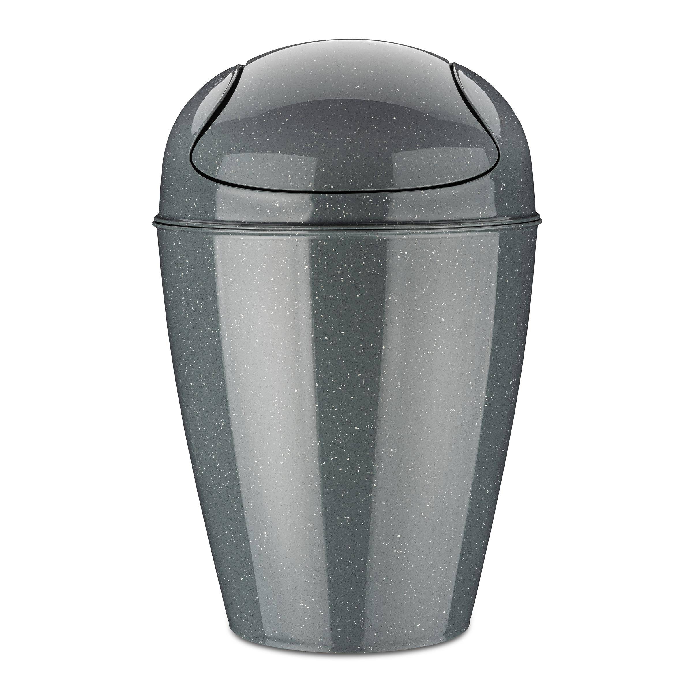 Odpadkový koš DEL M, 12 l, bílý, KOZIOL, antracitový antracitová