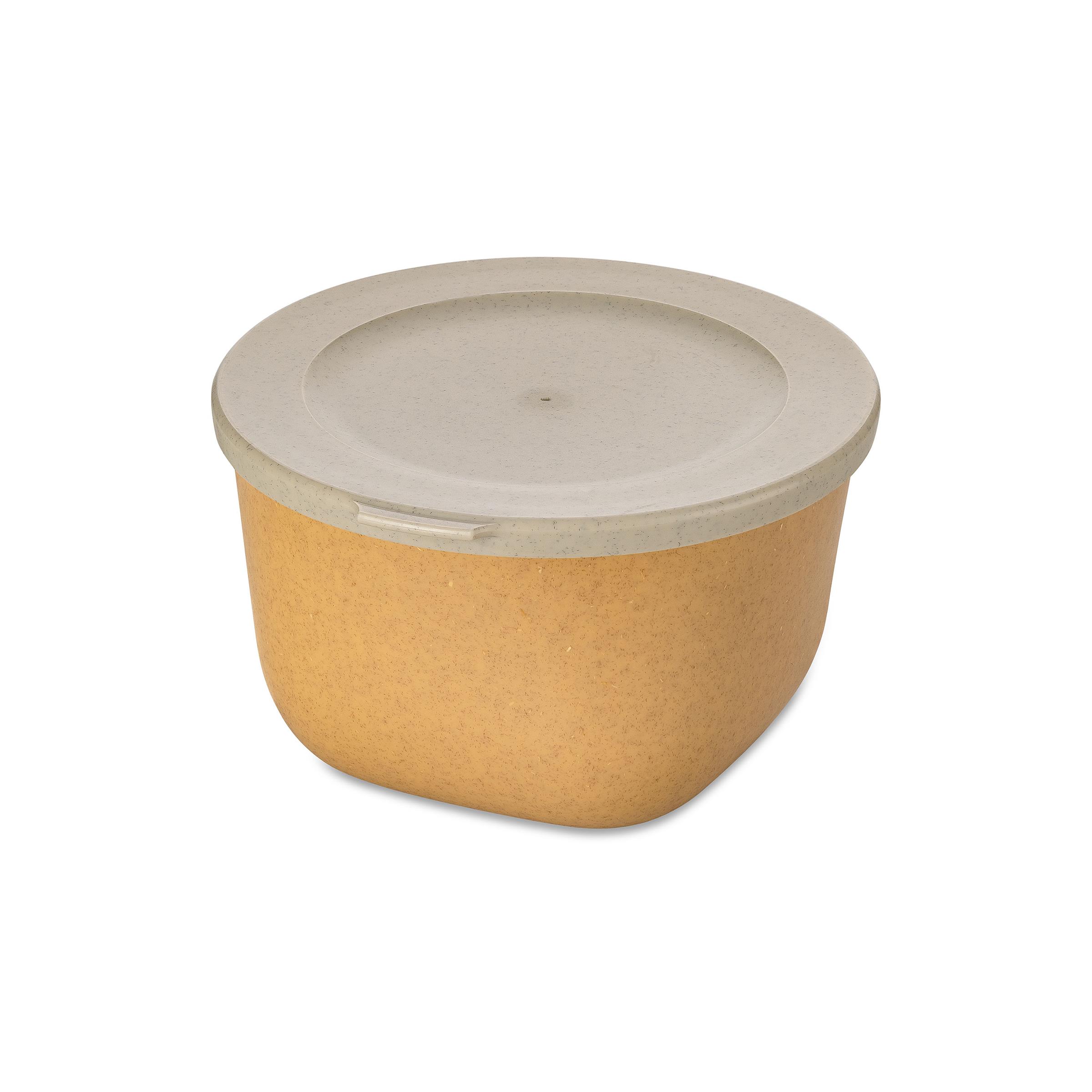 Vzduchotěsná nádoba na potraviny CONNECT BOWL, 1 l, KOZIOL hnědý