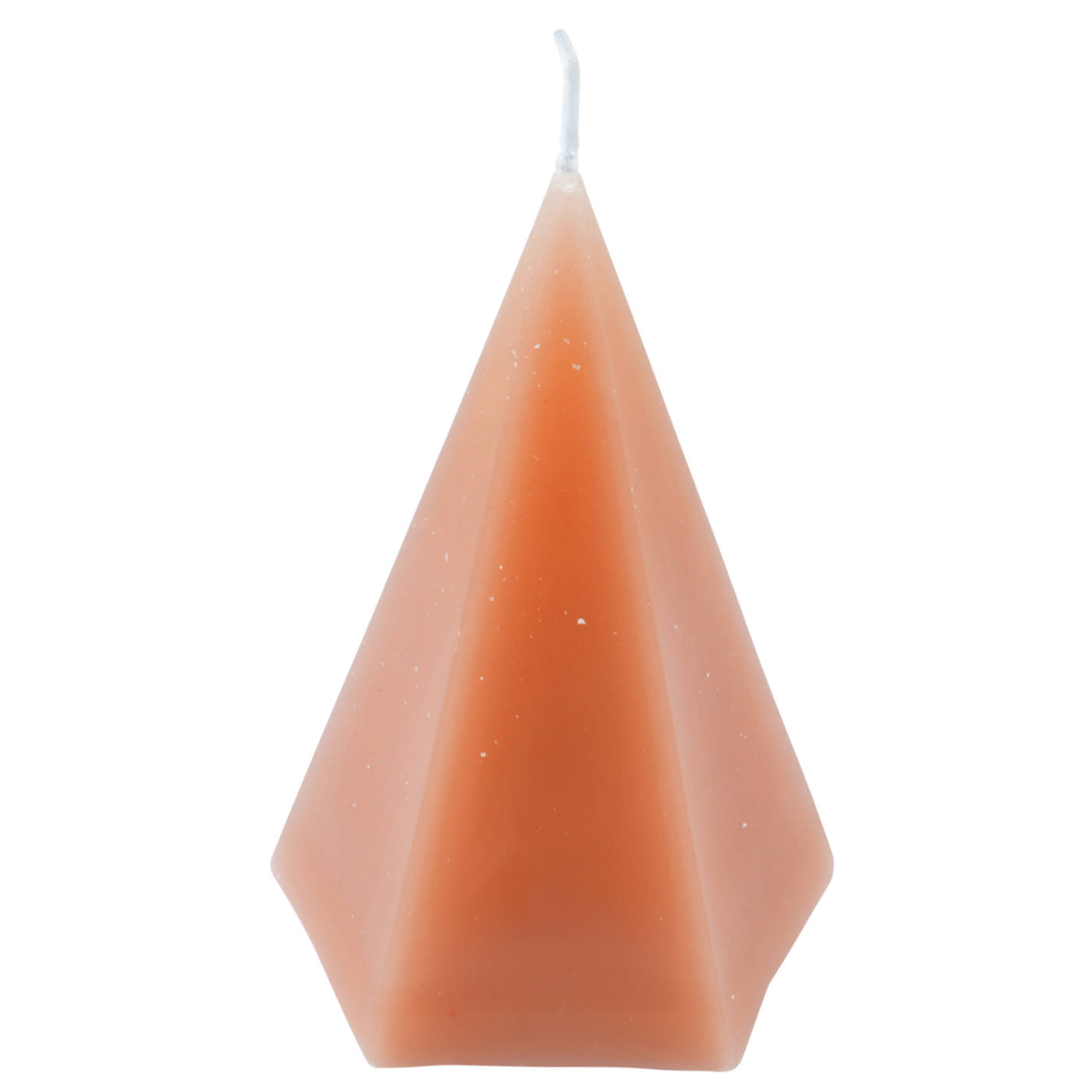 Homea Dekorační svíčka ve tvaru pyramidy, růžová, ARTY růžová