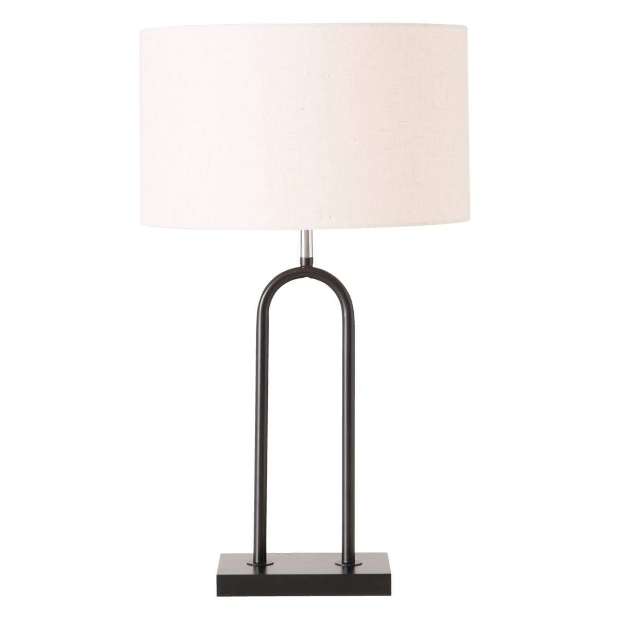 Boltze Home Stolní lampa Medley s kovovou konstrukcí, 65 cm bílý