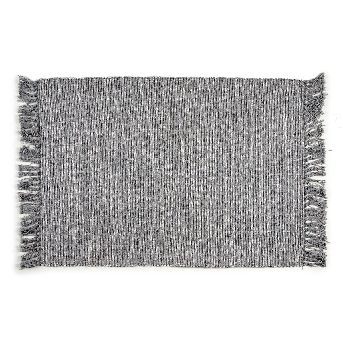 Giftdecor Bavlněný koberec s třásněmi, 80 x 120 cm šedá