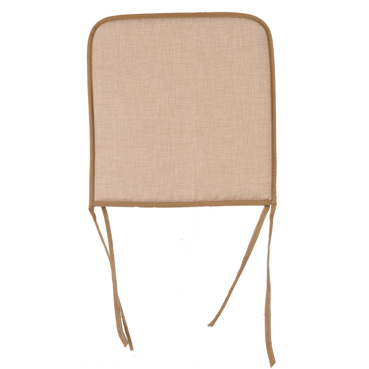 Giftdecor Podsedák na židli s vázáním, 38 x 38 cm, hnědý hnědá