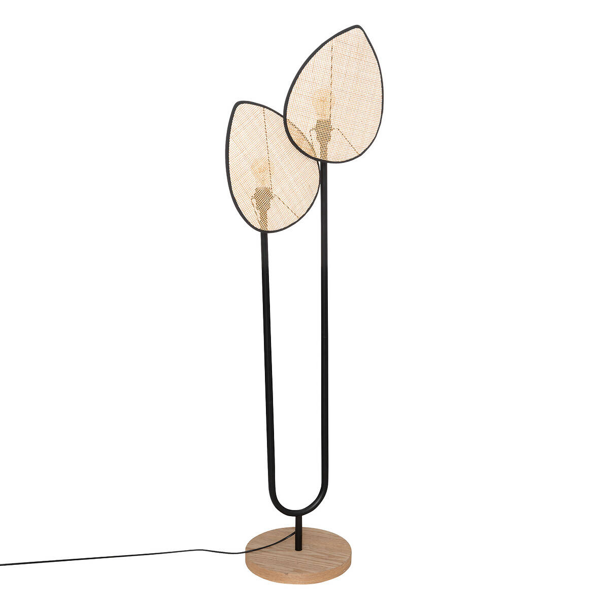 Atmosphera Stojací lampa OLME, 143 cm hnědá
