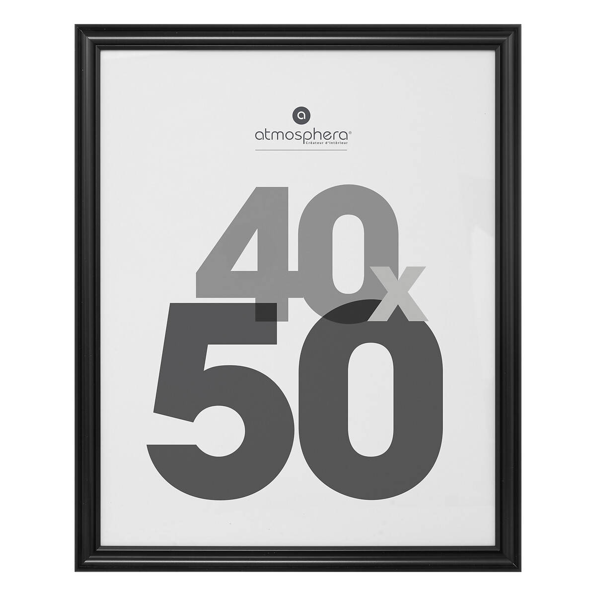 Atmosphera Nástěnný fotorámeček MAE, 40 x 50 cm, černý černá