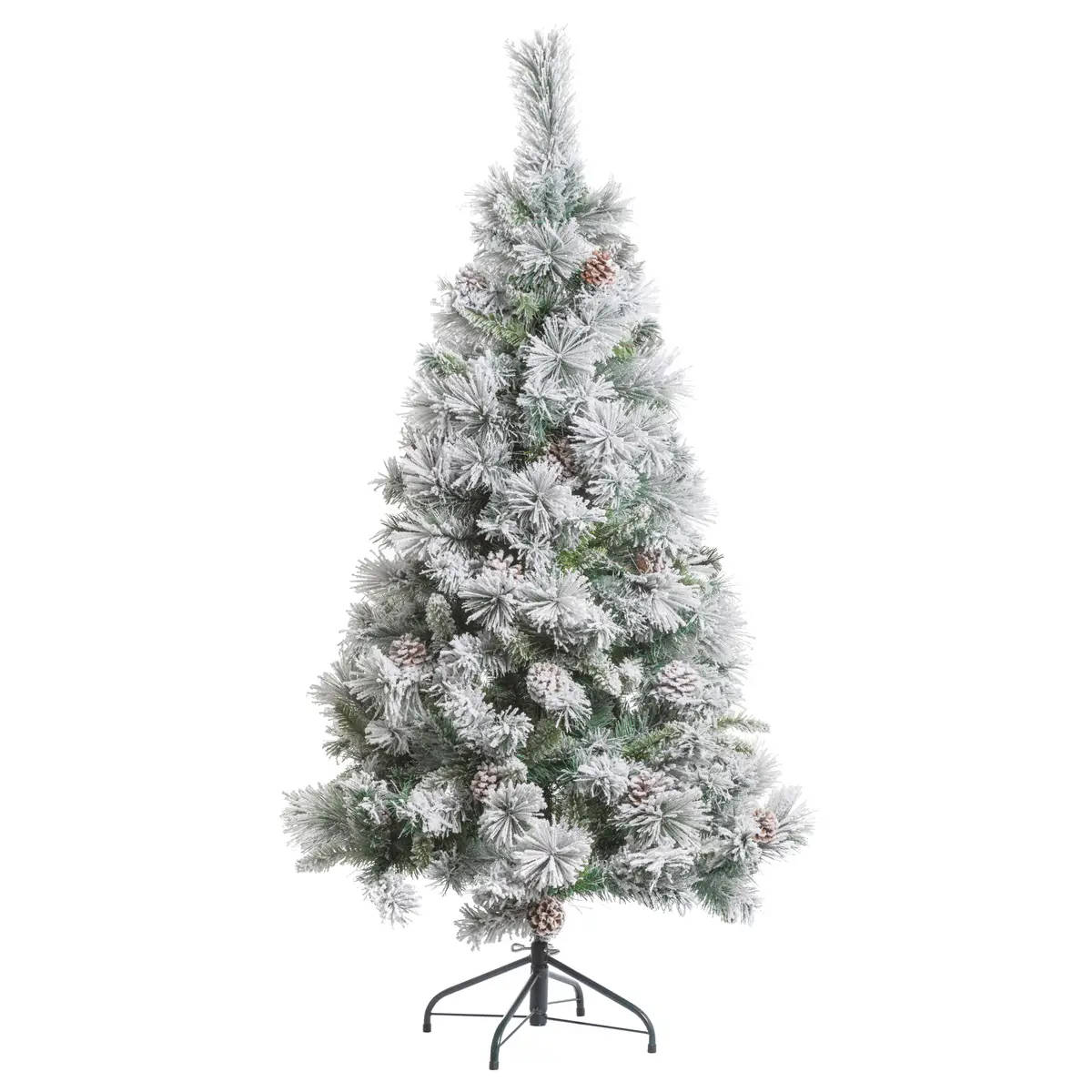 Fééric Lights and Christmas Umělý vánoční stromeček se zasněženými větvemi, 150 cm bílá
