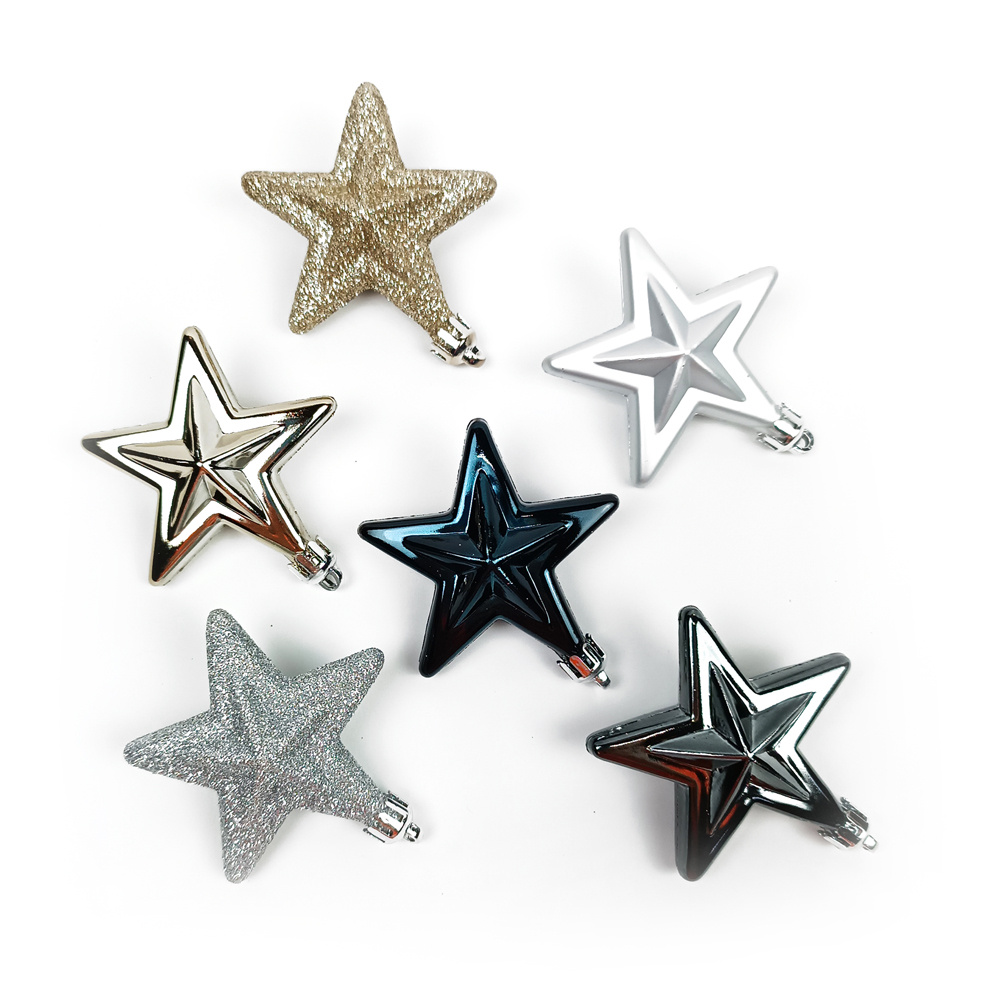 Atmosphera Vánoční ozdoby z umělé hmoty, 6 kusů vícebarevný