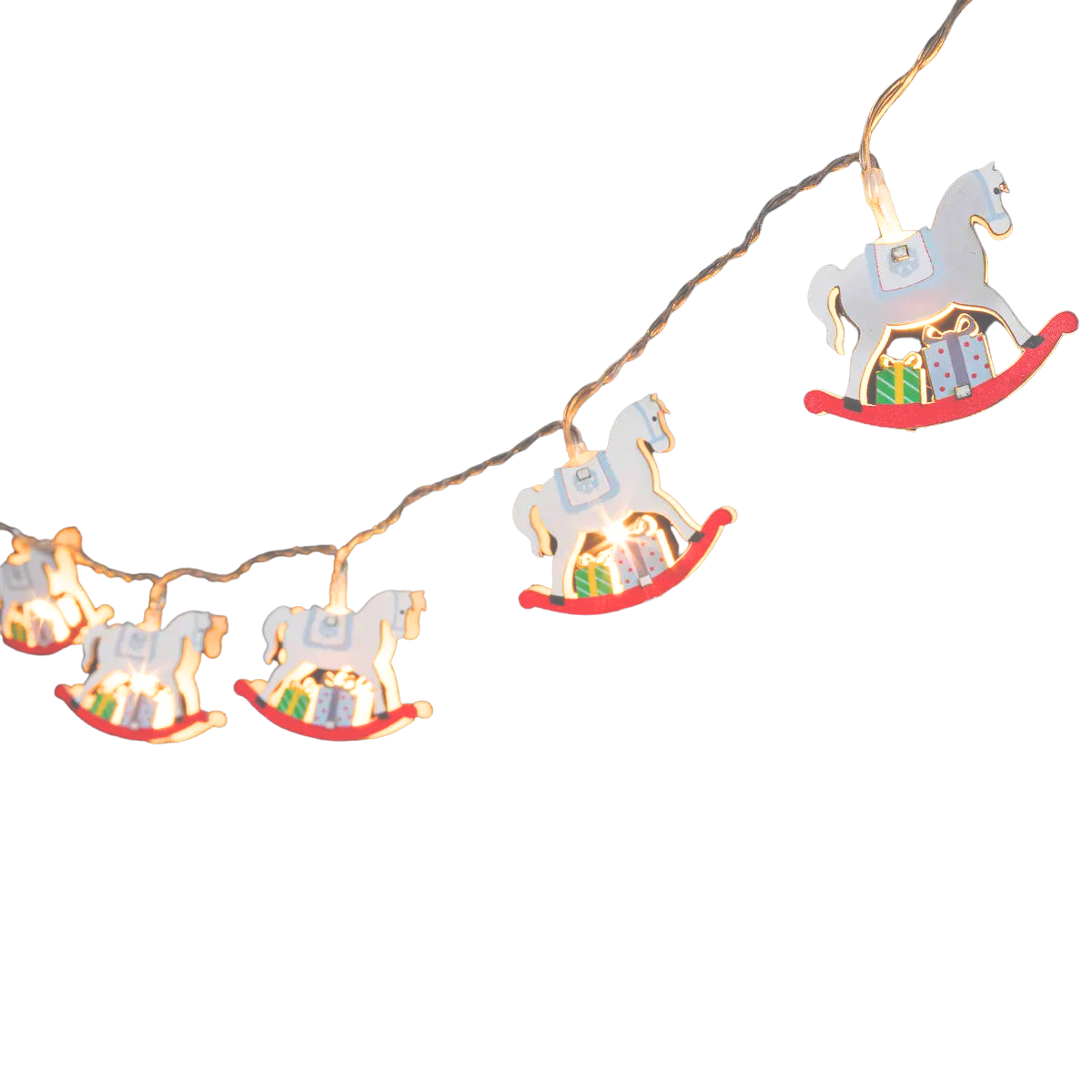 Fééric Lights and Christmas LED girlanda, houpací koně vícebarevná