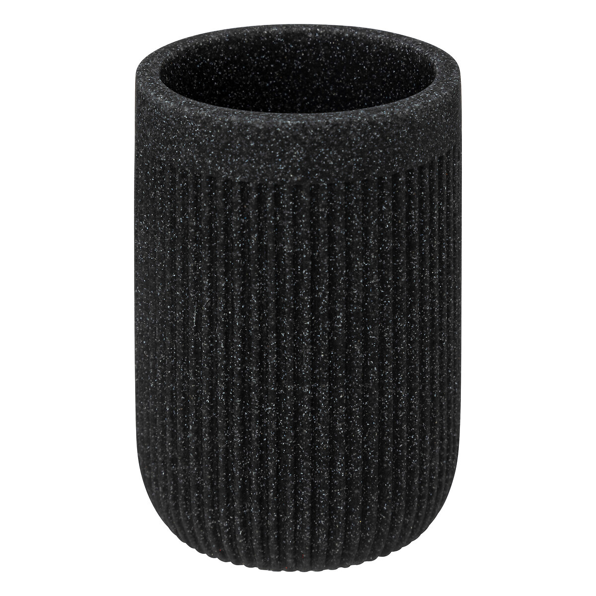 5five Simply Smart Kelímek na zubní kartáčky, ONYX, břidlice, černý, 7 cm černá