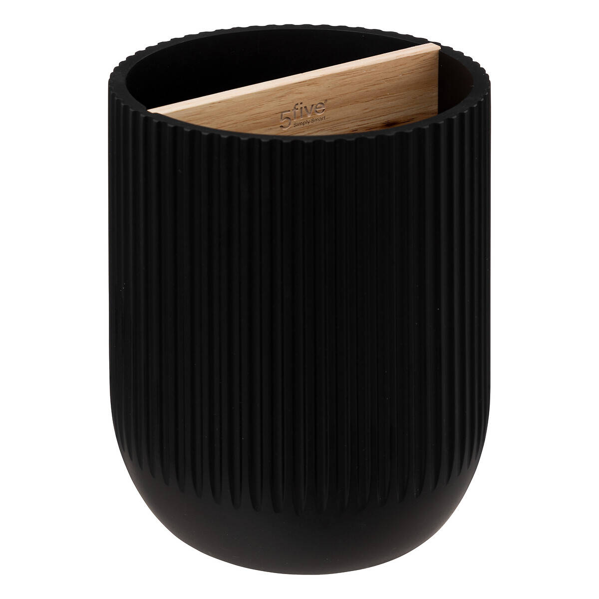 5five Simply Smart Kuchyňský organizér BLACKWOOD, 2 přepážky černá