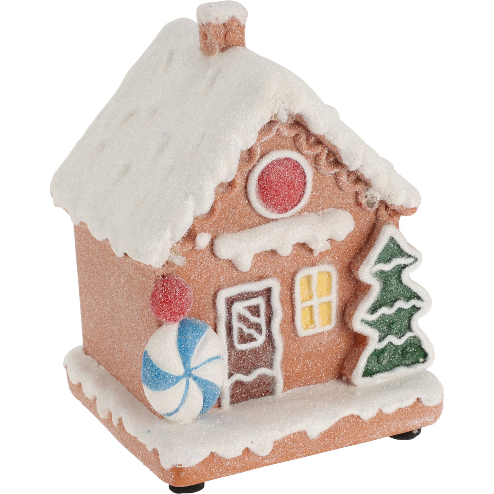 Home Styling Collection Perníkový domeček, 9 x 8 x 13 cm béžová