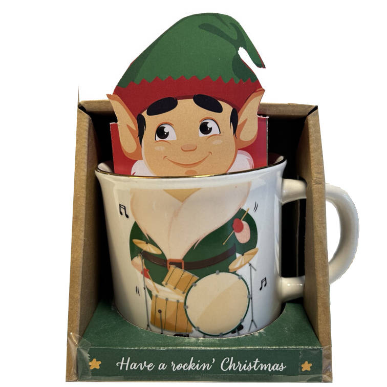 Home Styling Collection Vánoční hrnek s uchem, 280 ml vícebarevná