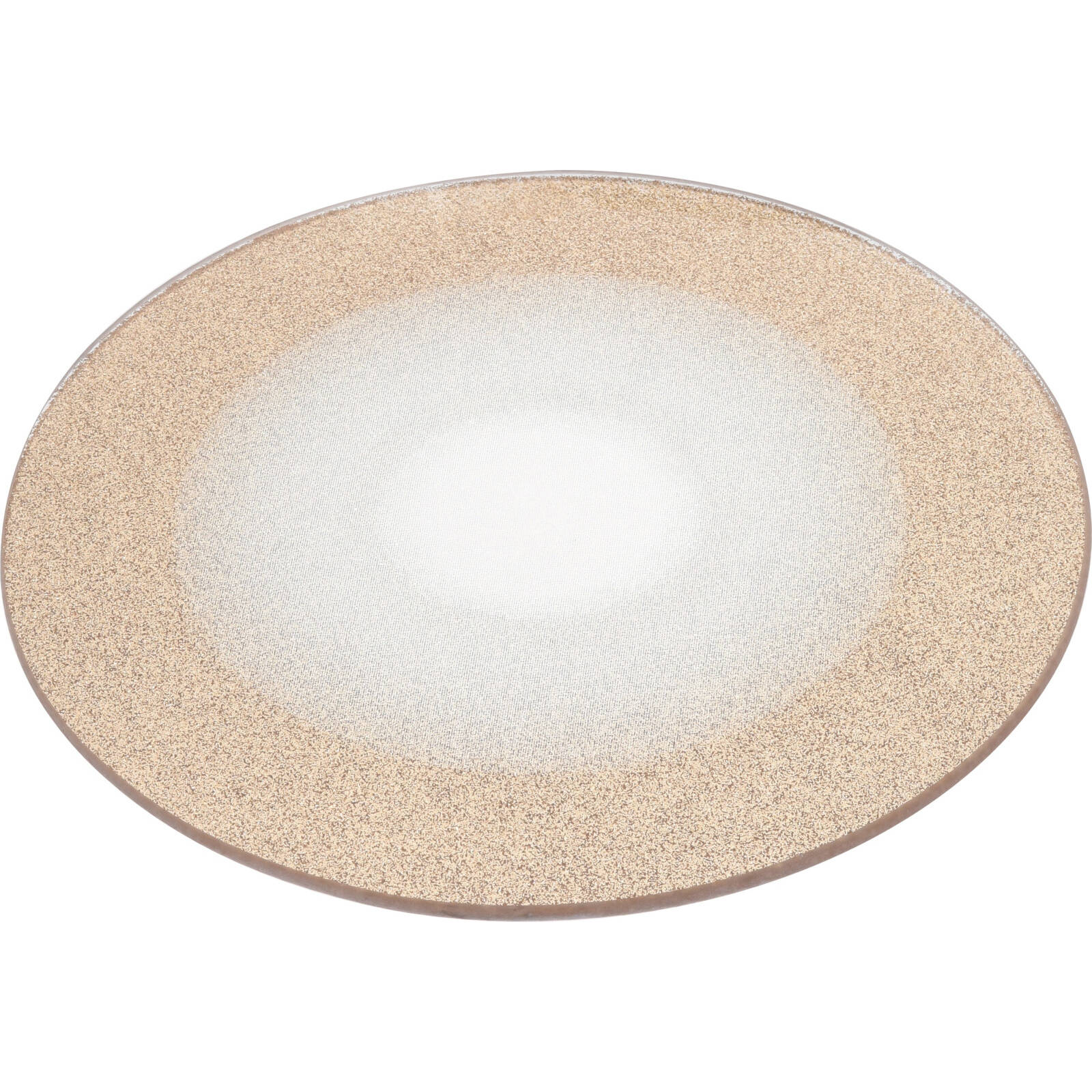 Home Styling Collection Dekorační brokátový talíř, 20 cm, zlatý zlatá