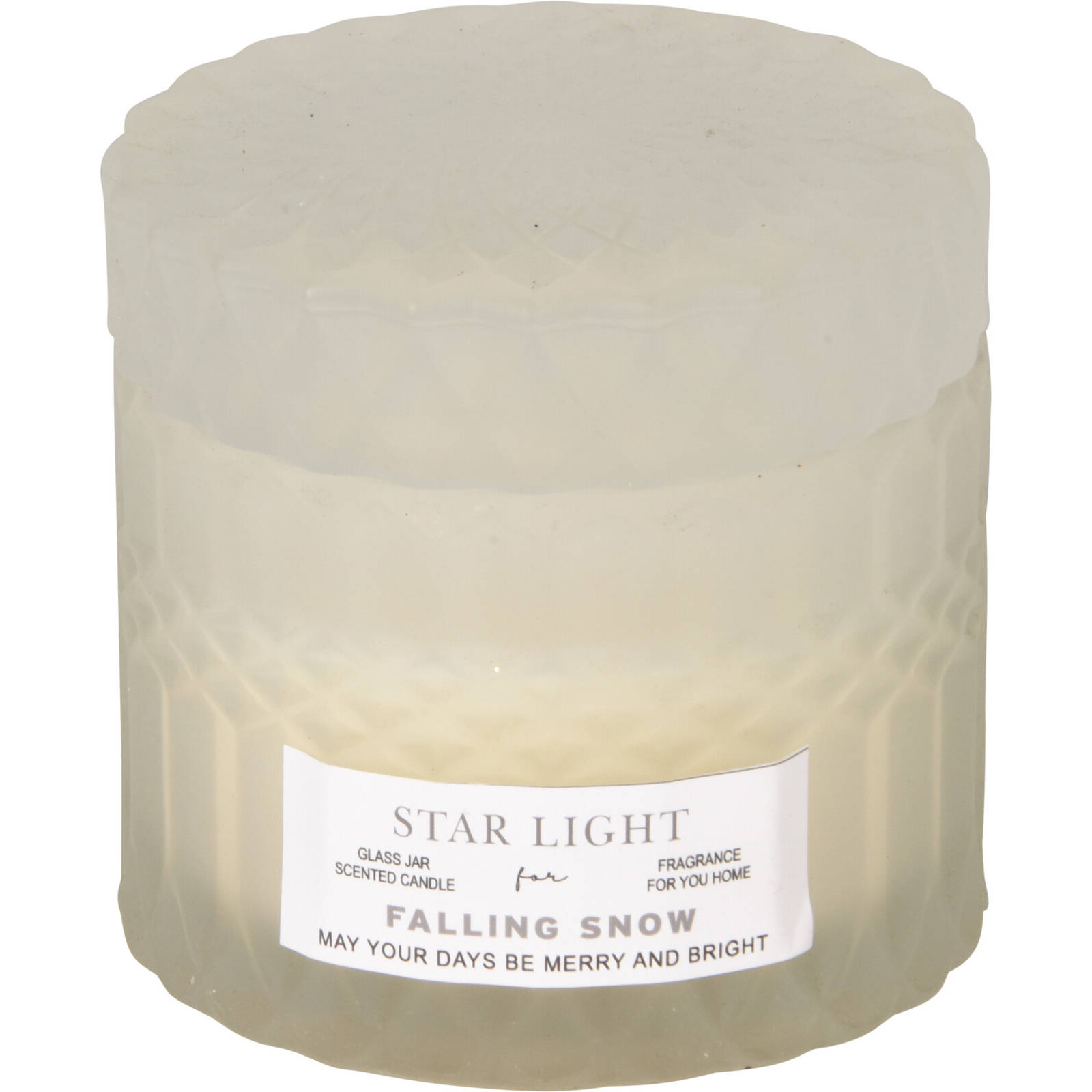 Home Styling Collection Elegantní vonná svíčka ve skle, 9 cm transparentní