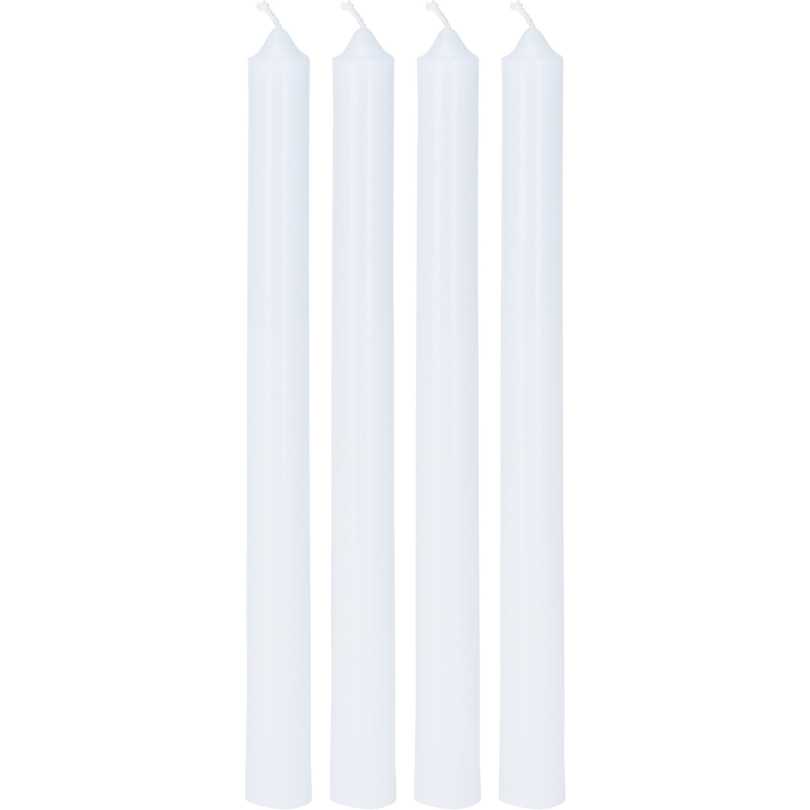 Home Styling Collection Kuželové svíčky, 4 ks, bílé bílý