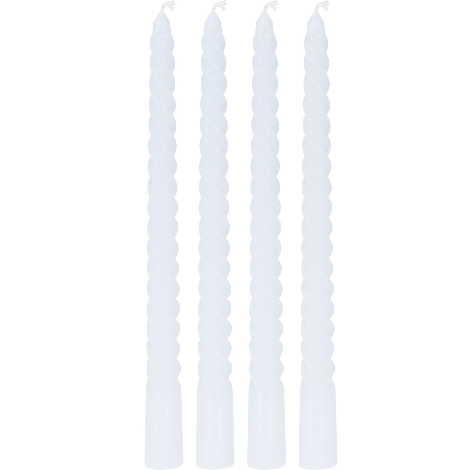 Home Styling Collection Kuželové svíčky, 4 ks, bílé bílý