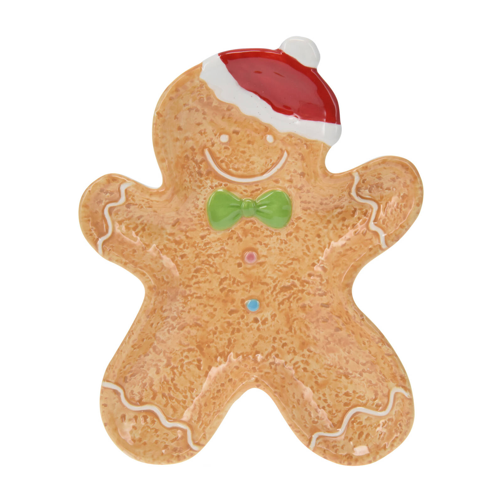 Home Styling Collection Vánoční nádoba ve tvaru perníku, 22 x 19 cm, COOKIE béžová