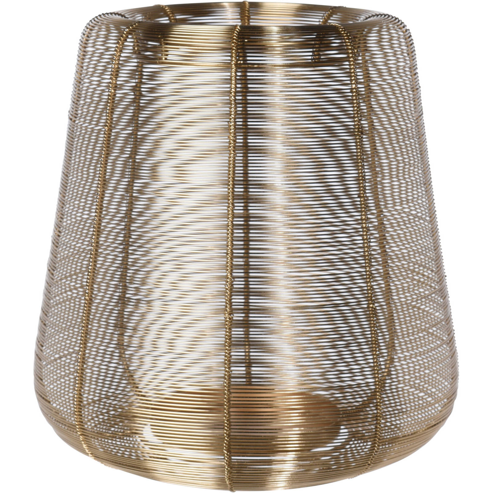 Home Styling Collection Kovová dekorační lucerna, 28 x 29 cm, zlatá zlatá
